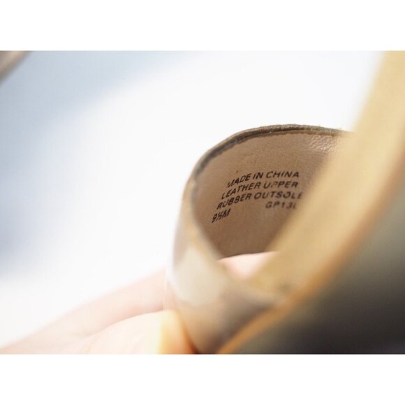 Michael Kors Tan Shimmering Strappy Open Toe Heels, Size 38.5 (EUR), 8.5 (US) - Picture 10 of 13